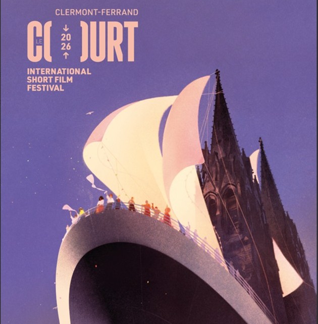 Affiche du festival du court métrage de Clermont-Ferrand 2026